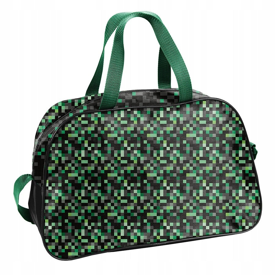 Minecraft Game Pixels Sports Bag | For Swimming Pool Travel School Training Gender boys