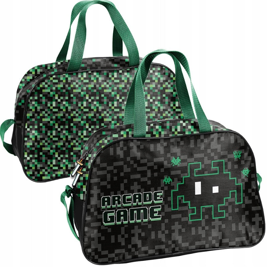 Minecraft Game Pixels Sports Bag | For Swimming Pool Travel School Training