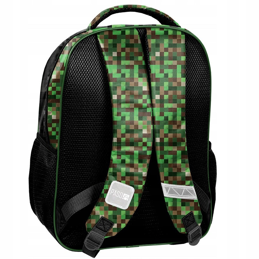 Minecraft Pixel School Torniser BACKPACK Pixels for Player | CLASS 1-3 Brand Paso