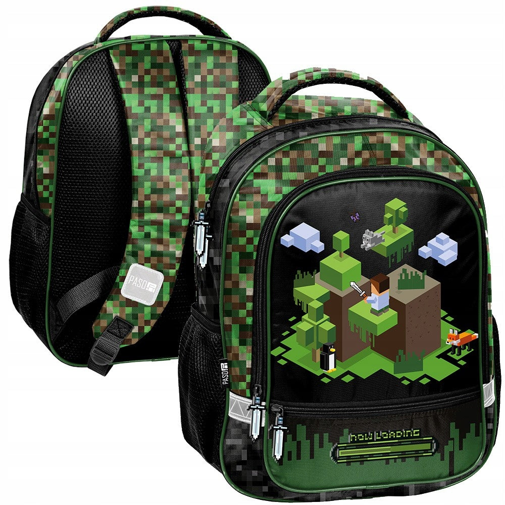 Minecraft Pixel School Torniser BACKPACK Pixels for Player | CLASS 1-3