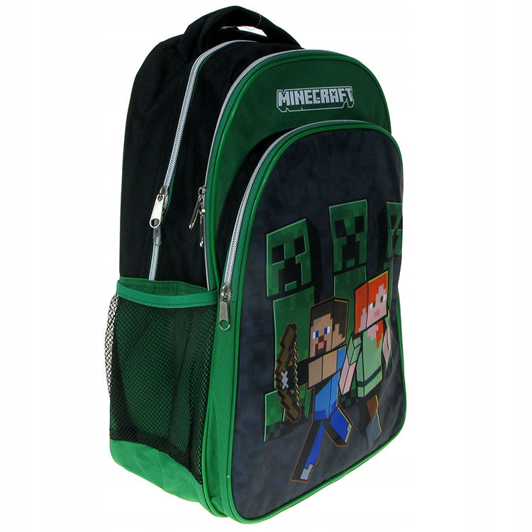 Minecraft three-chamber school backpack (313786) Brand Fashion UK