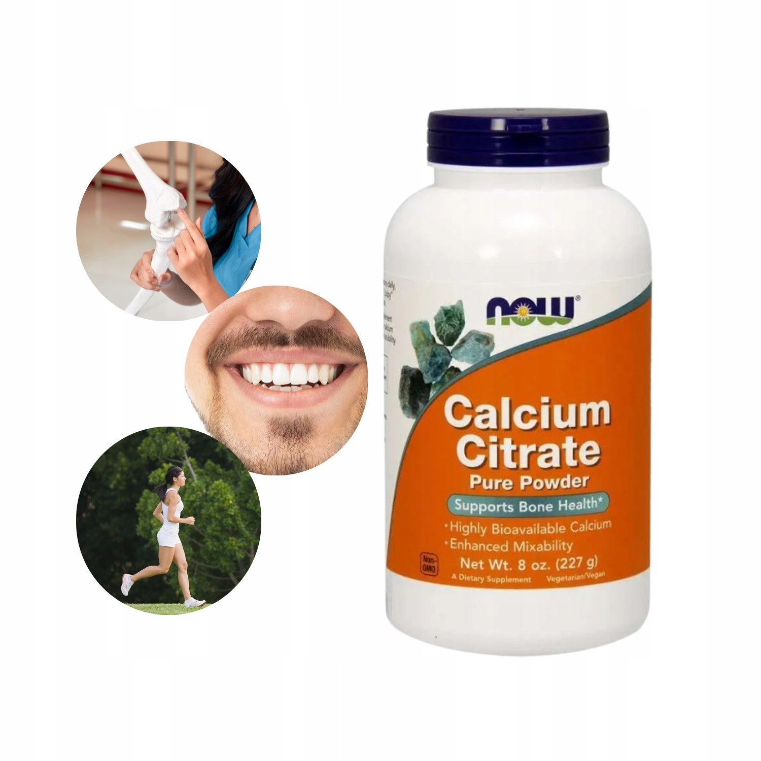 Minerals Calcium Now Foods Calcium Citrate Calcium 227g