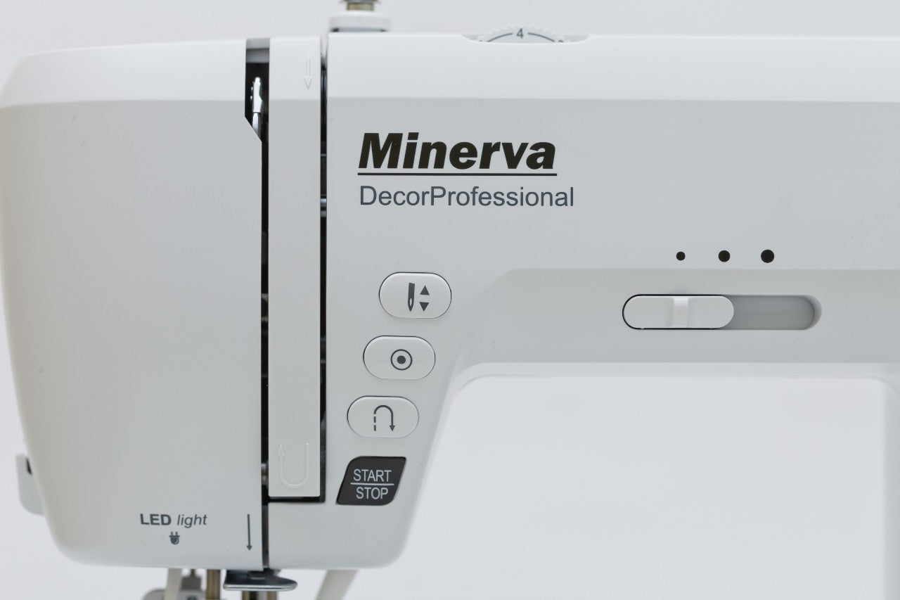 Minerva DecorProfessional computer sewing machine 400 stitches Hook swing