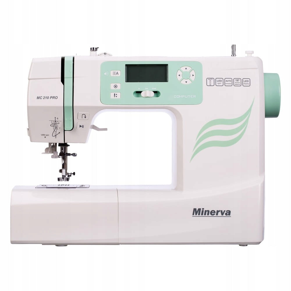 Minerva MC210 Pro Home Sewing Machine Packaging status original