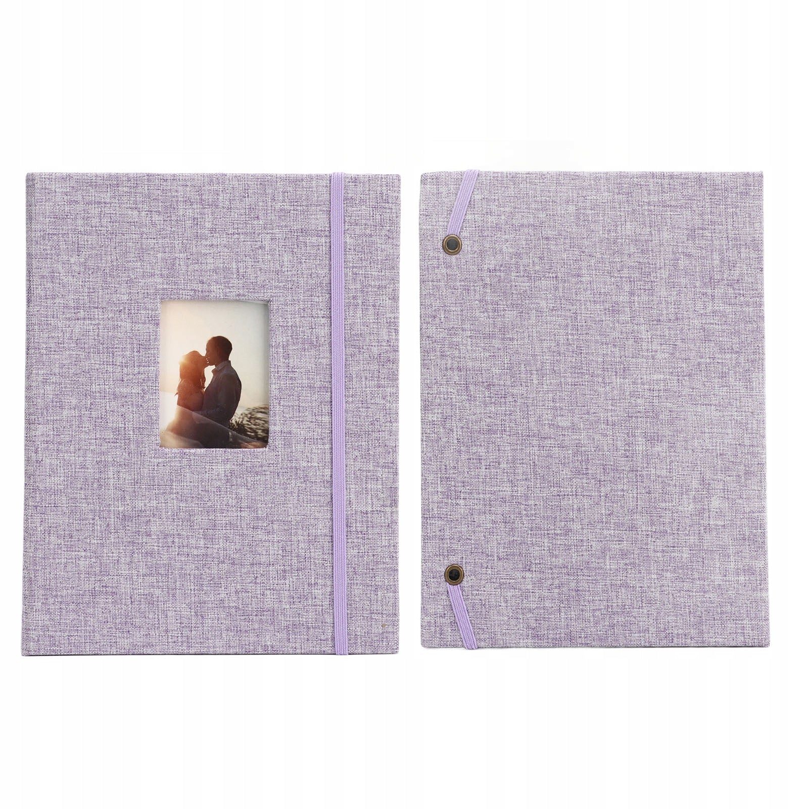 Mini 3 Inch Cotton Hemp Fabric Photo Album, 208 57 Brand no brand