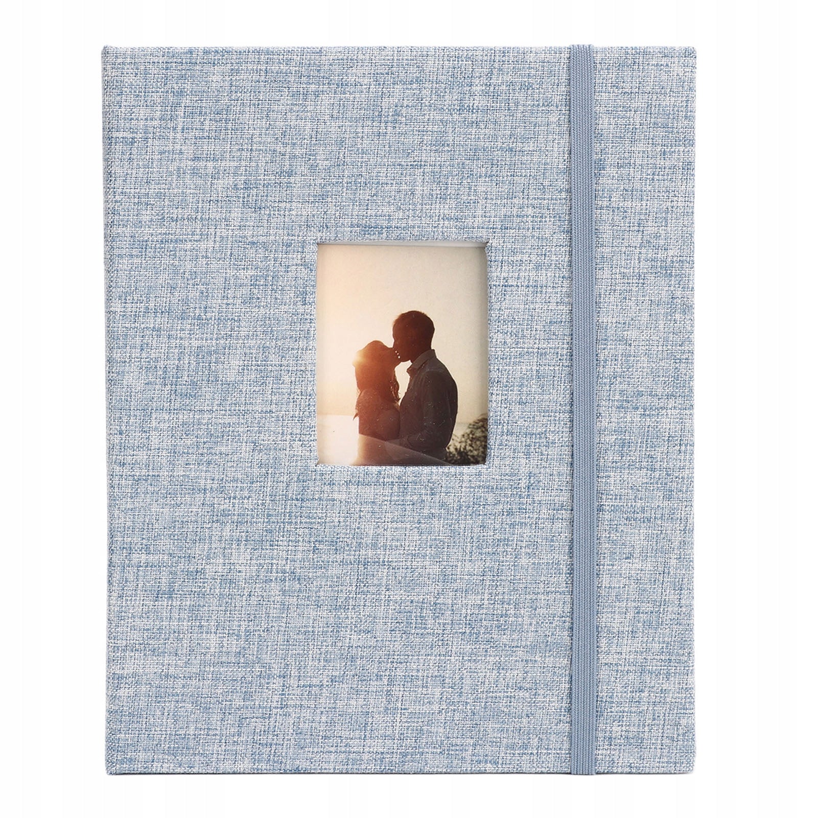 Mini 3 Inch Cotton Hemp Fabric Photo Album, 208 YW
