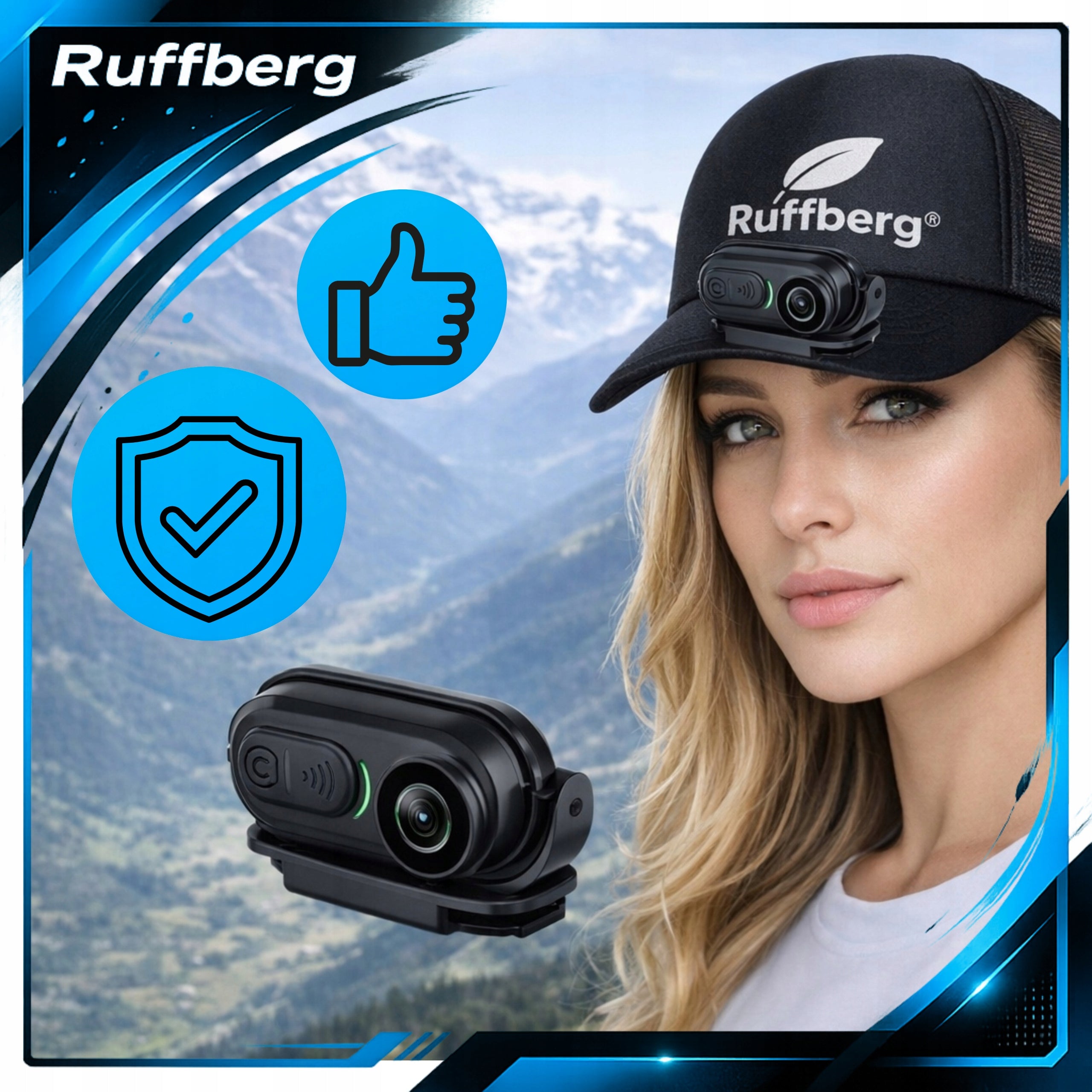 Mini 4K Sports Camera with WiFi App Kit Holder Clip String Packaging status original