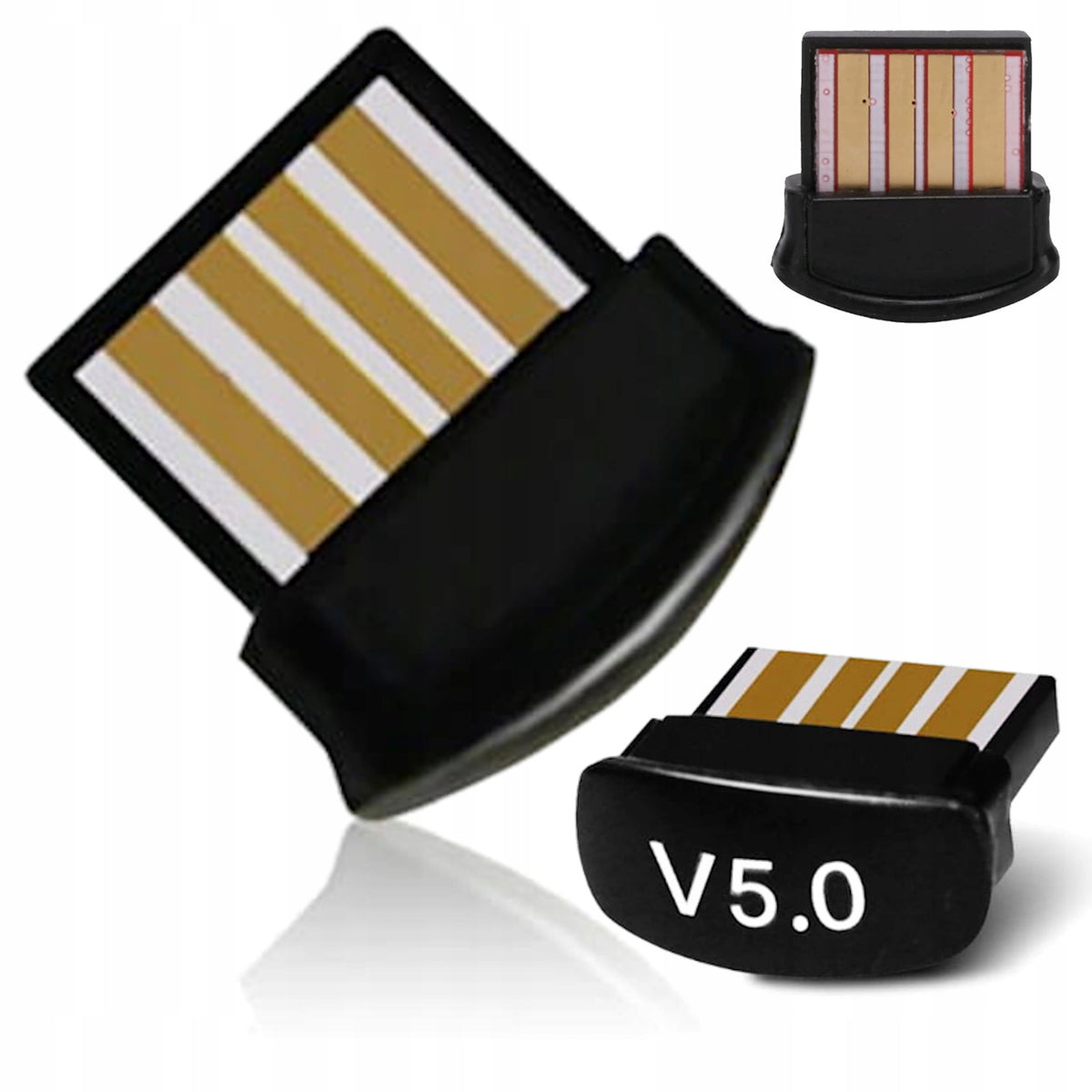 Mini Adapter Bluetooth 5.0 + EDR USB 2.0 Dongle 20m Adapter BT Card