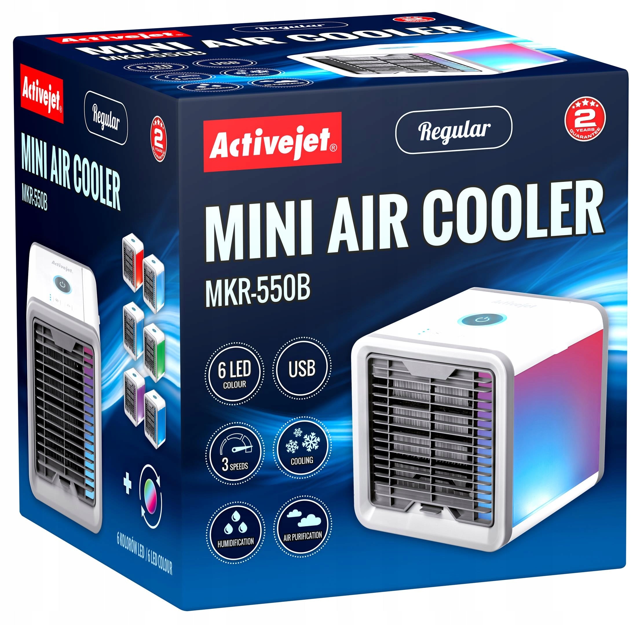 Mini Air Conditioner Activejet Regular MKR-550B Portable Control electronic