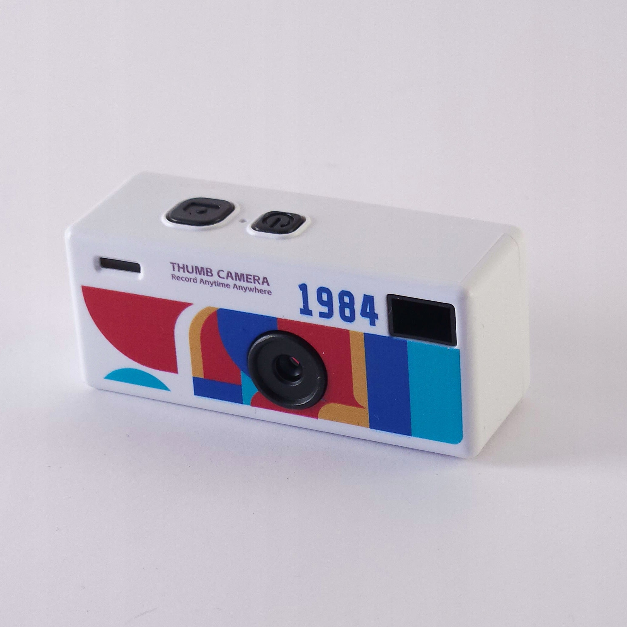 Mini Aparat Cyfrowy G6 THUMB CAMERA RETRO HD 1984 Brelok Keychain Biały Packaging status original