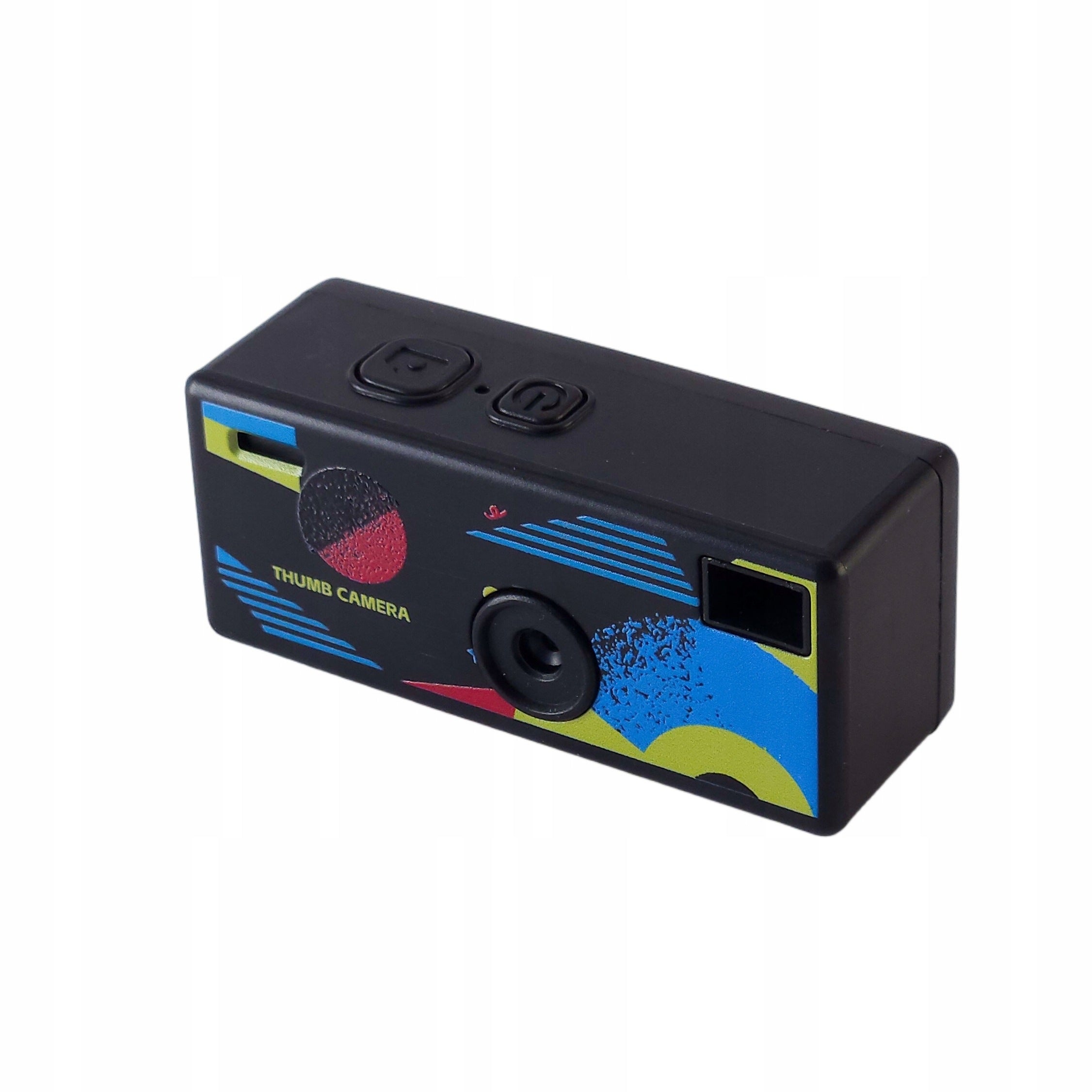 Mini Aparat Cyfrowy G6 THUMB CAMERA RETRO HD 1984 Brelok Keychain Czarny