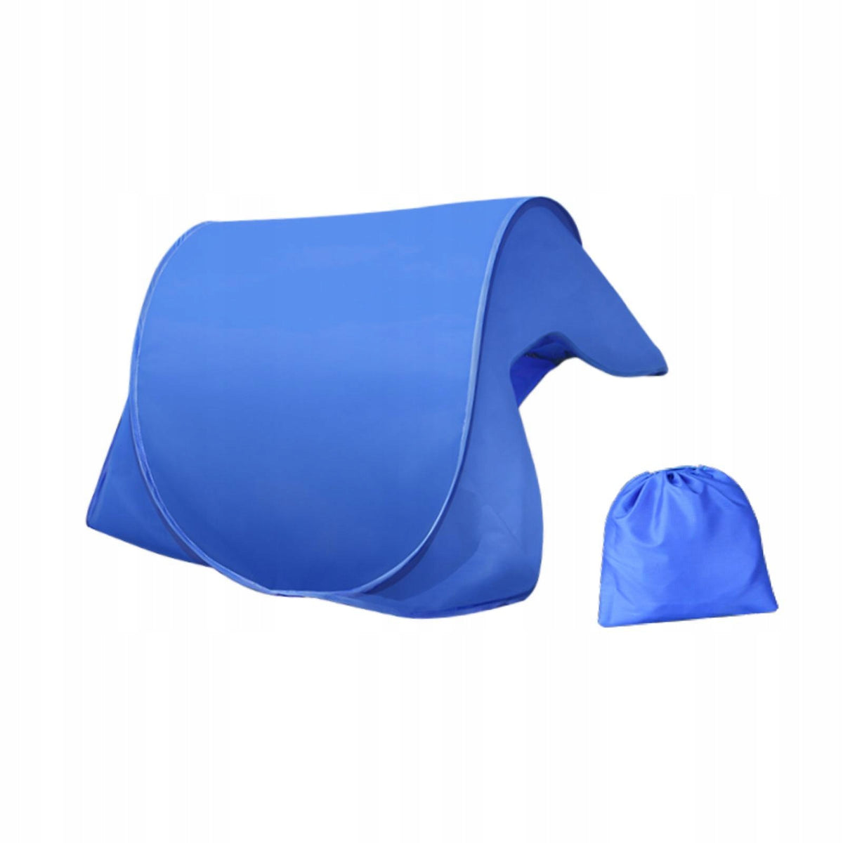 Mini Beach Sun Shelter,Head Sunshade Portable Foldable Shield Instant Blue