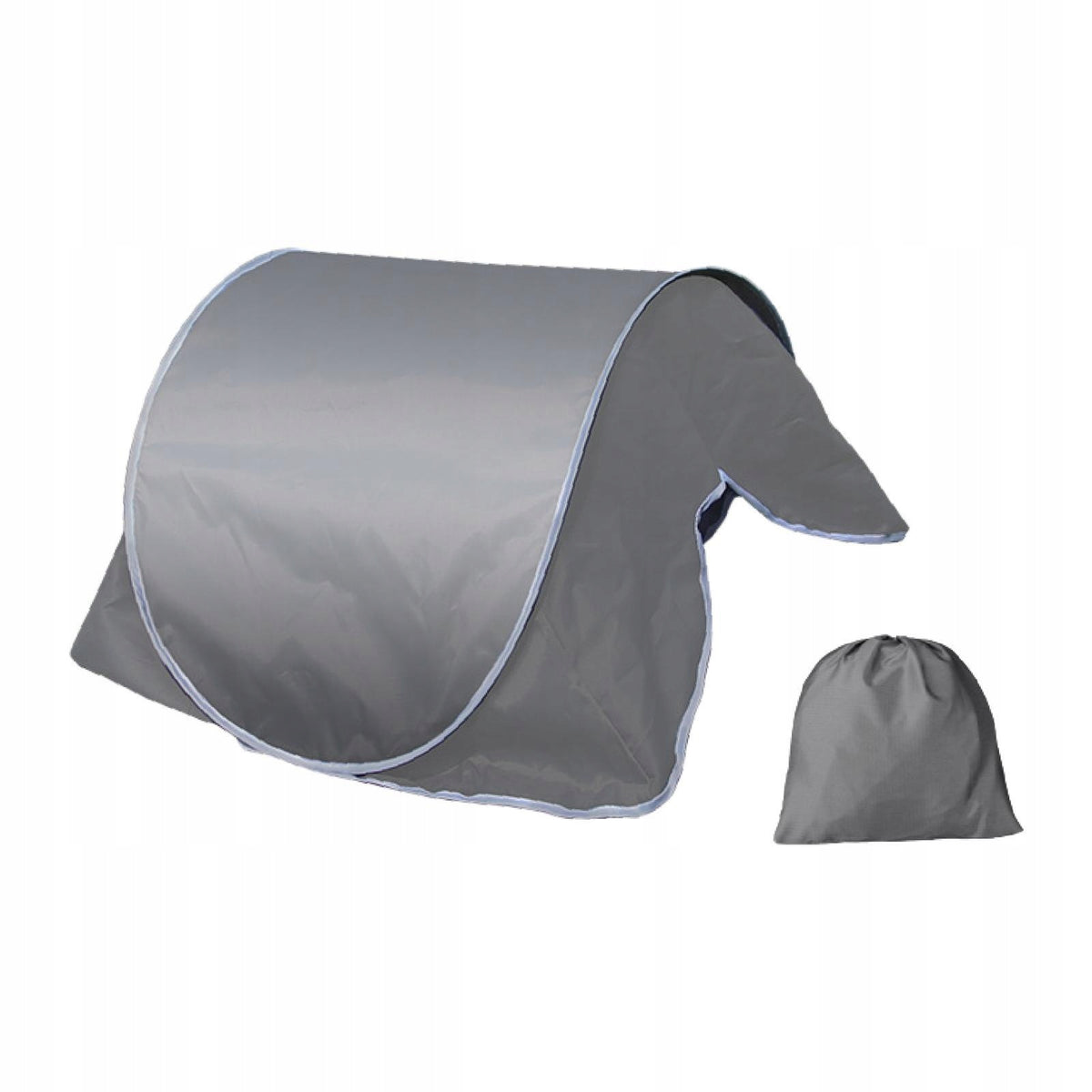 Mini Beach Sun Shelter Head Sunshade Sun Protection Instant Canopy Gray Packaging status original