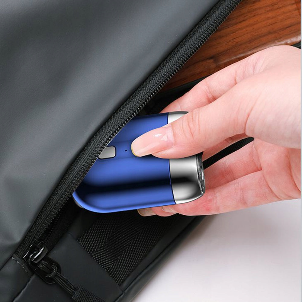 Mini Beard and Body Shaver Portable IPX7 USB Charging Blue EAN (GTIN) 885659183492
