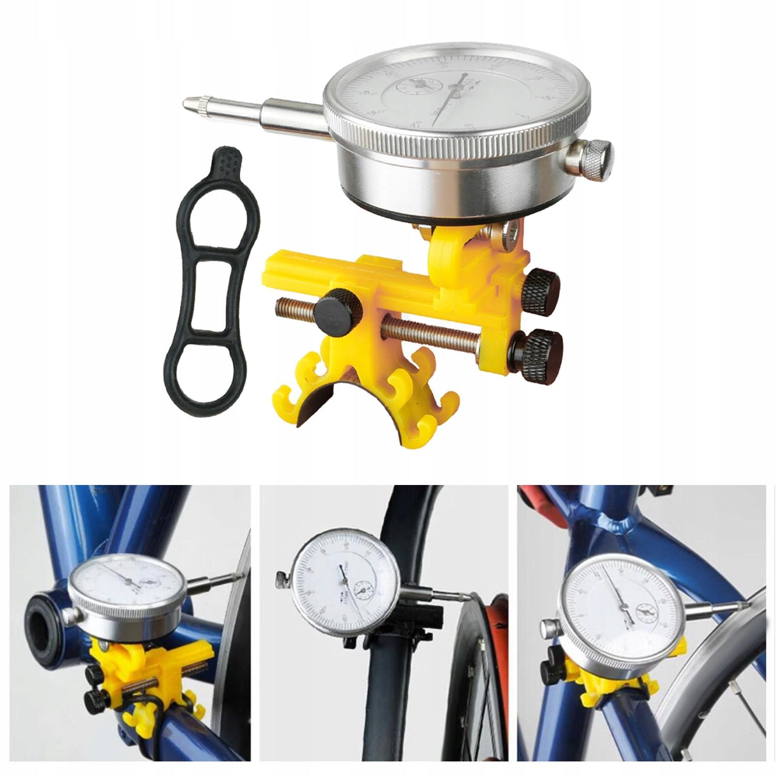 Mini Bike Wheel Truing Stand Yellow With Gauge EAN (GTIN) 0791148929413