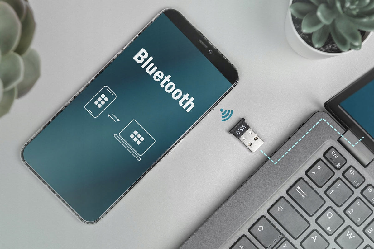 Mini Bluetooth 5.0 Adapter Class 2 EDR USB 2.0 Brand Digitus