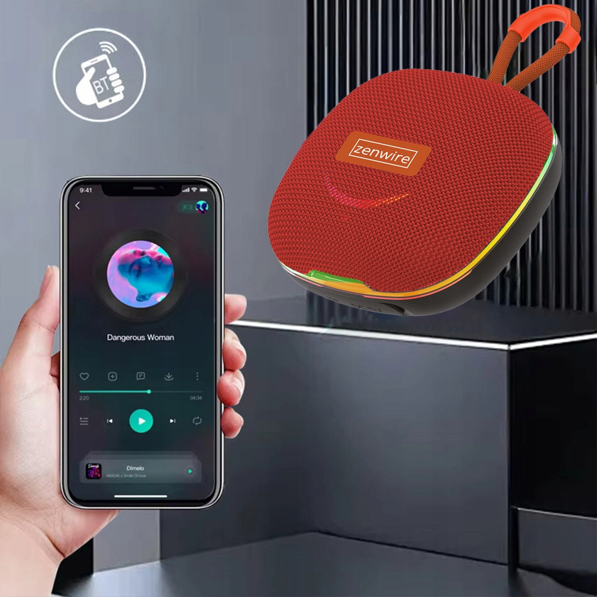 Mini Bluetooth Speaker Portable Boombox Wireless With FM Radio MP3 13W Packaging status original