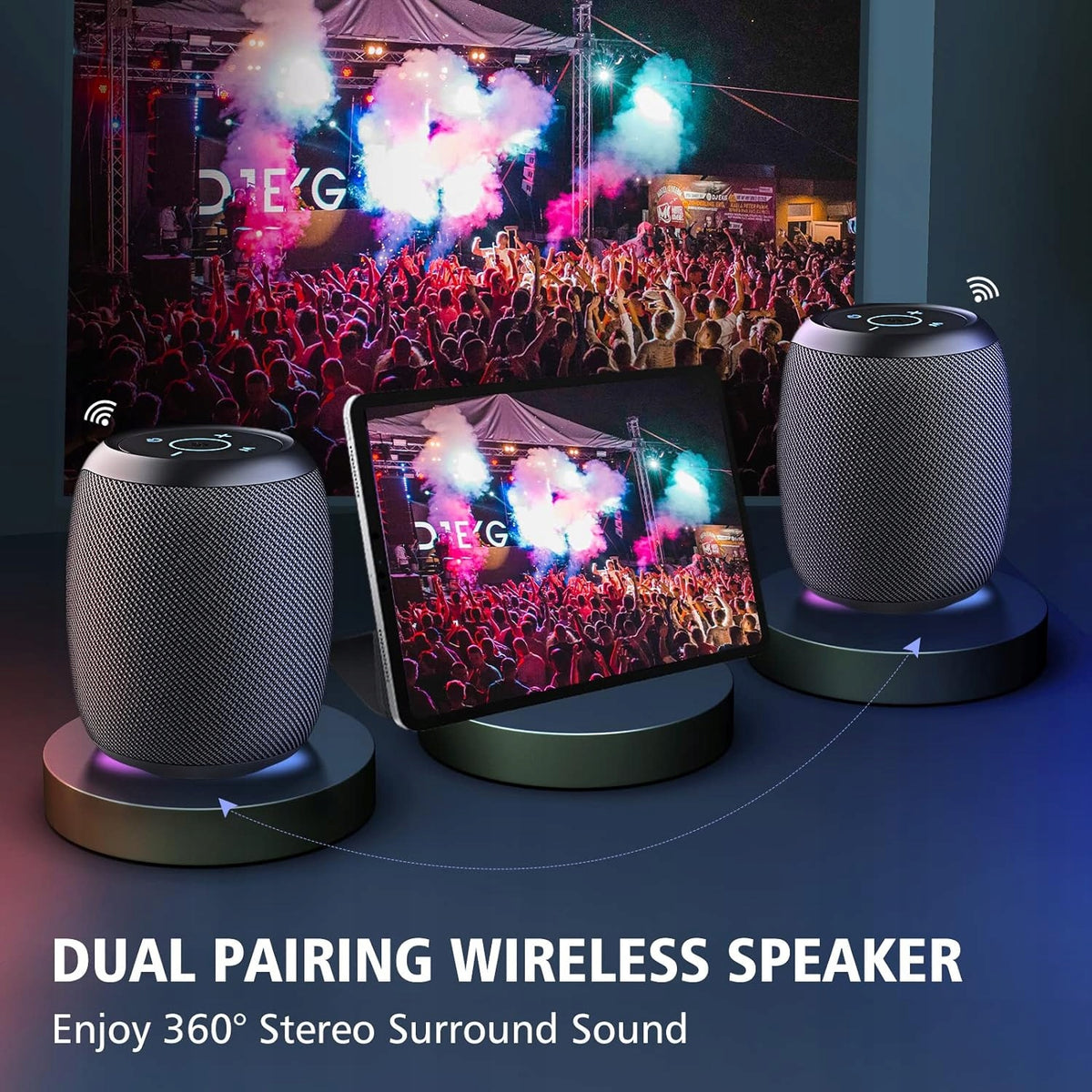 Mini Bluetooth Speaker Portable Wireless ZEALOT S53 RGB Lighting Packaging status original