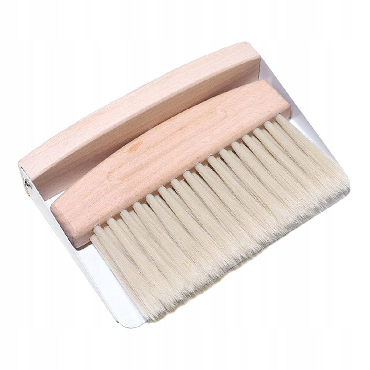 Mini Broom Dustpan Set Multipurpose Handheld Compact white nylon bristles Brand no brand