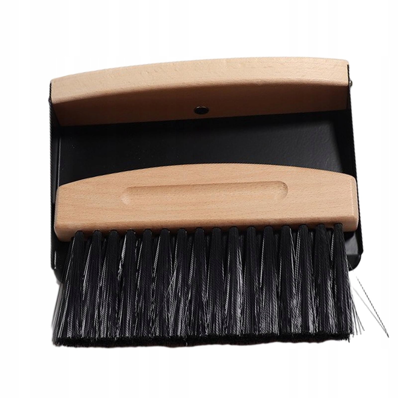 Mini Broom Dustpan Set Small Versatile Household black PET bristles