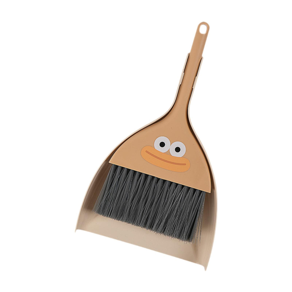 Mini Broom and Dustpan Set Cleaning Supplies Portable Dust Pan with Coffee