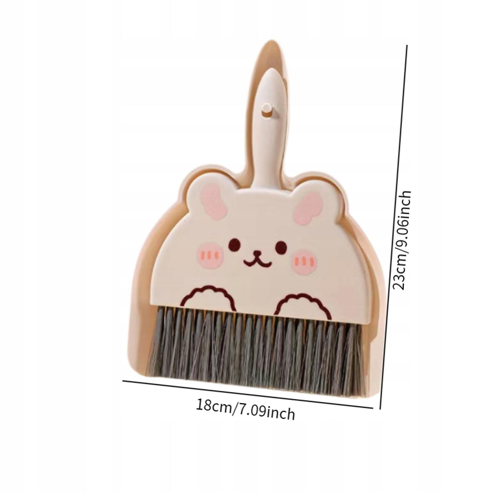 Mini Broom and Dustpan Set Compact Convenient Cleaning Brush and White Brand no brand