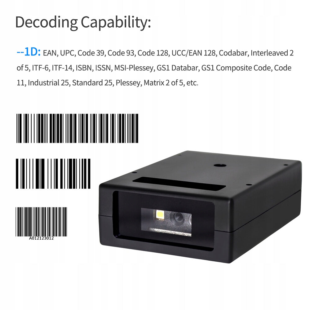 Mini Built-in Barcode Scanner Single Dimension (1D) 9Z Printing technology other