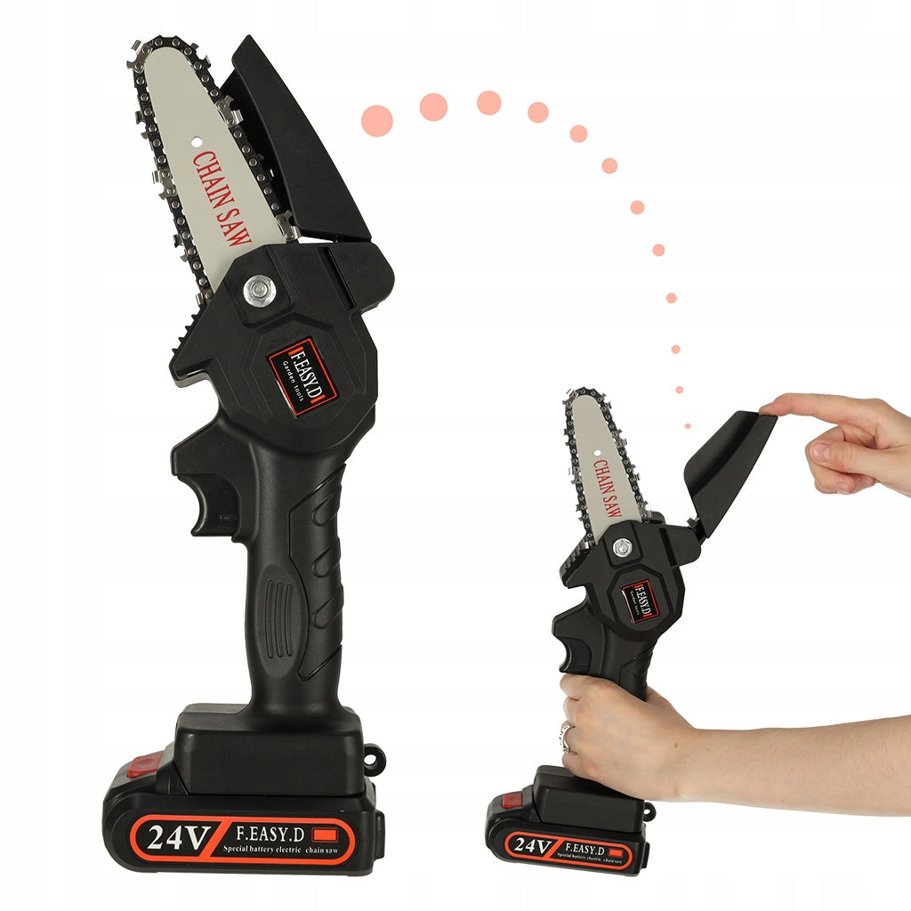 Mini Chainsaw USB Saw in Case Power supply rechargeable battery