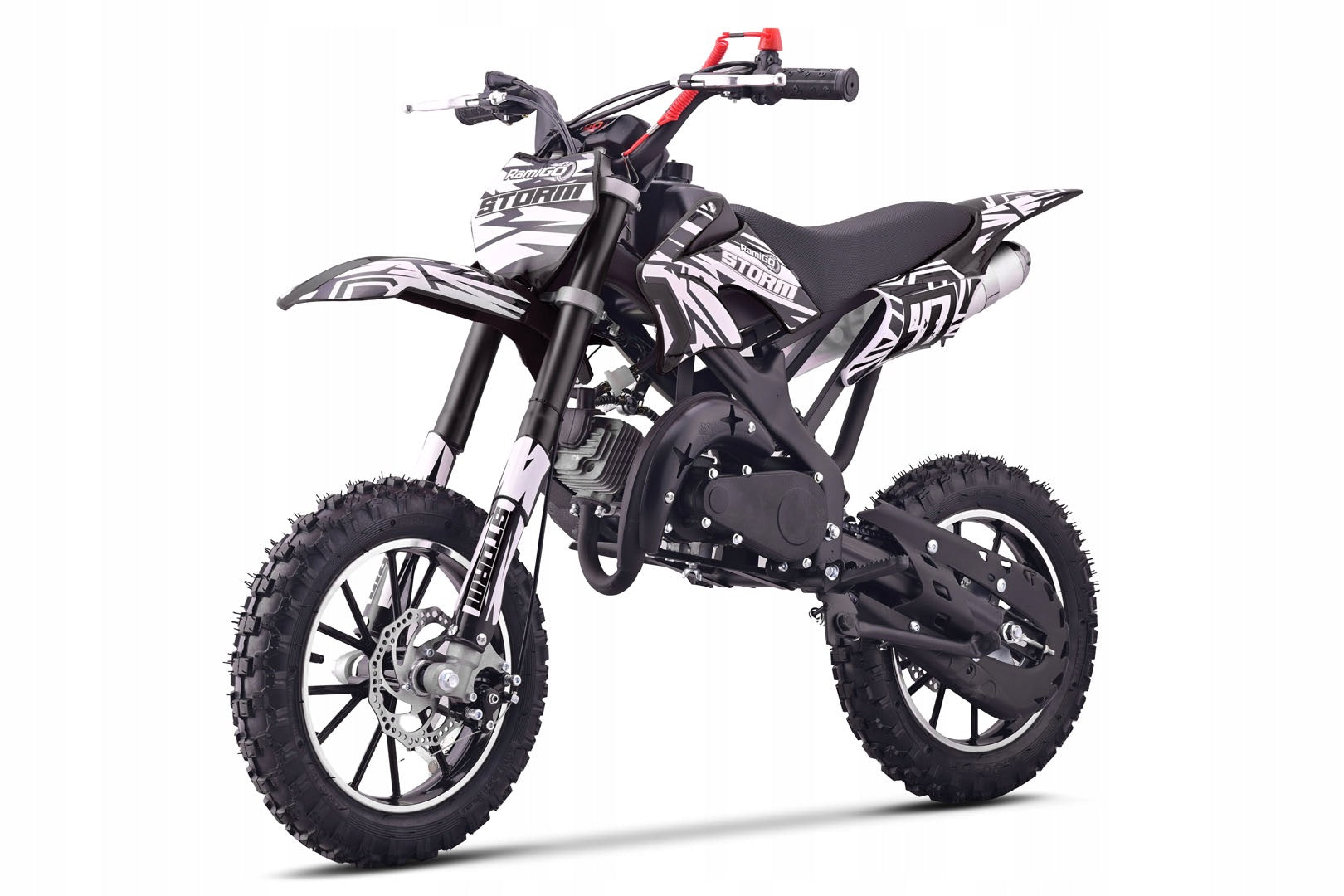 Mini Cross 49cc STORM Combustion Motorcycle Kids Motorcycle 40km/h Black