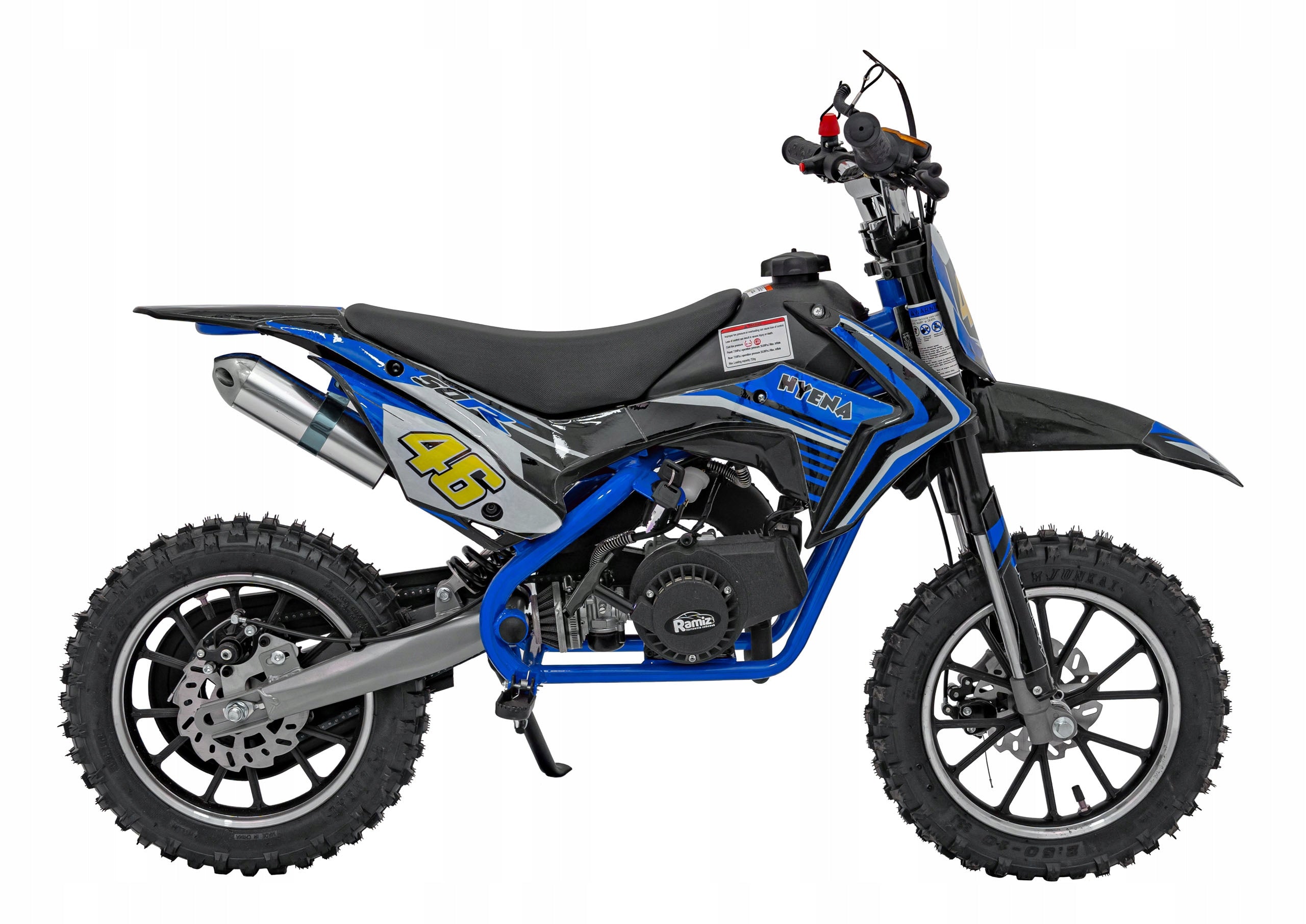 Mini Cross Motor Combustion RENEGADE 50R Blue 70 kg Brand Ramiz