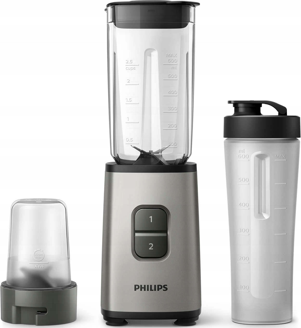 Mini Cup Blender Philips Daily 350W for smoothie cocktails HR2604/80 Brand Philips