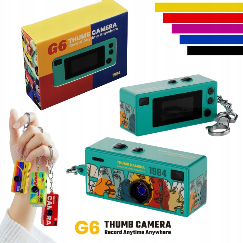 Mini Digital Camera G6 THUMB CAMERA RETRO HD 1984 Keychain Marine Keychain Brand no brand