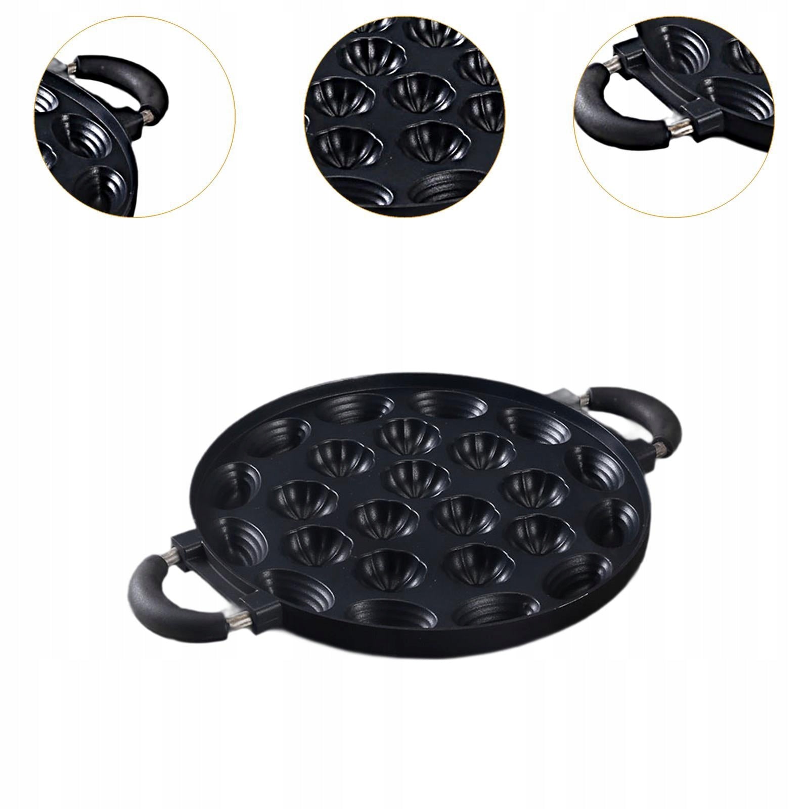 Mini Donuts Maker Pan Donut Oven Pan Anti Scald Nonstick 24 Holes Brand no brand