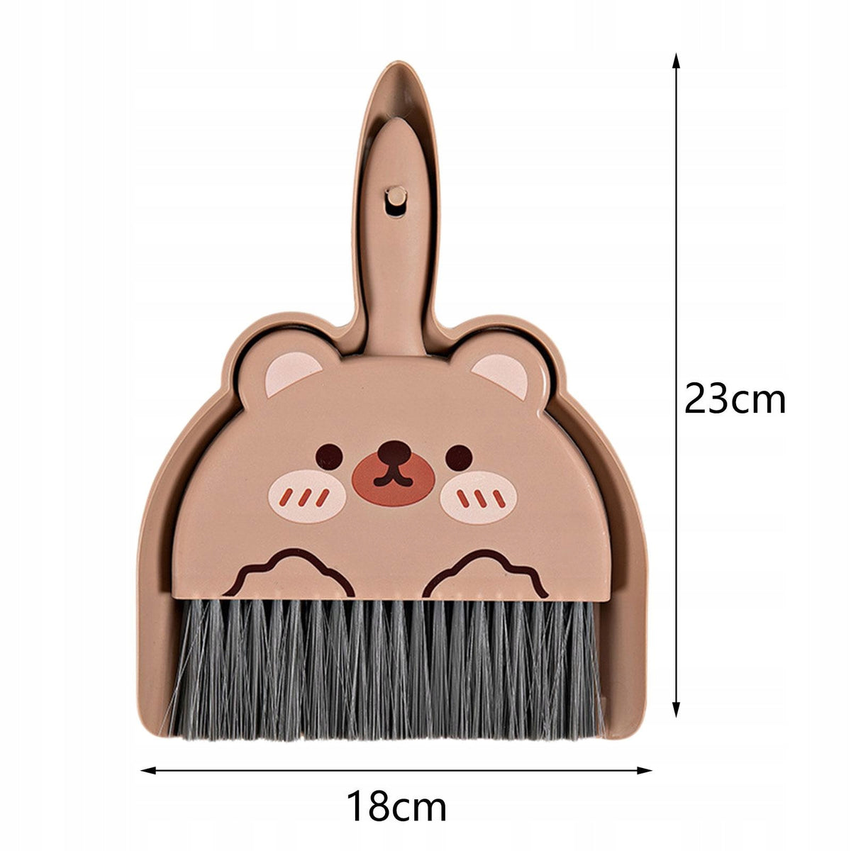 Mini Dustpan And Brush Set with Compact Cleaning Brush Small brown bear Brand no brand