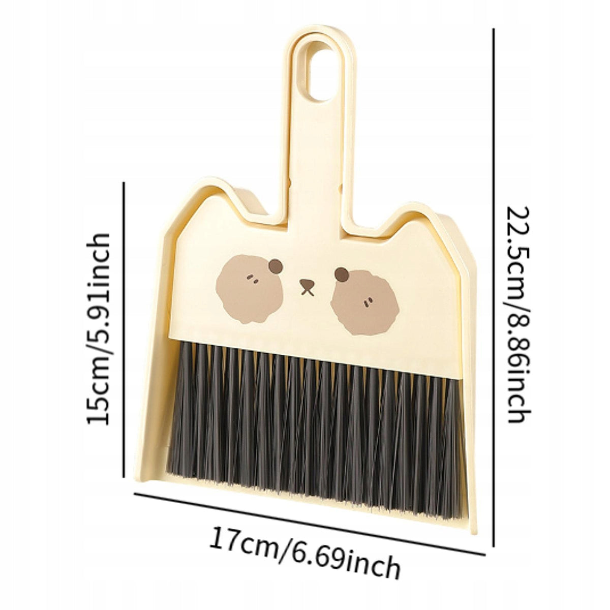 Mini Dustpan and Brush Set Portable for Small Space Desktop Style A Packaging status original