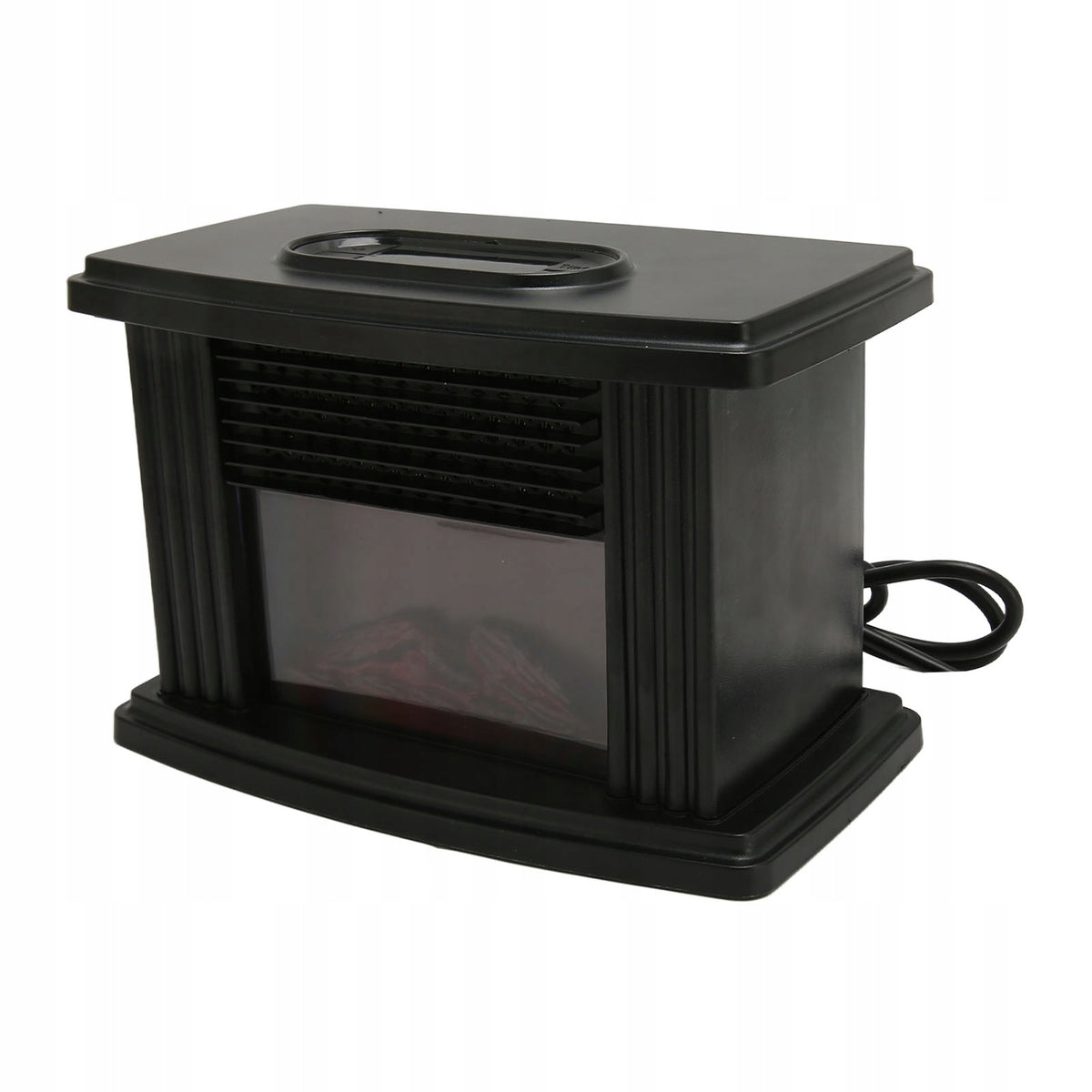 Mini Electric Fireplace Simulated Flames Efficient Heating Quiet UF