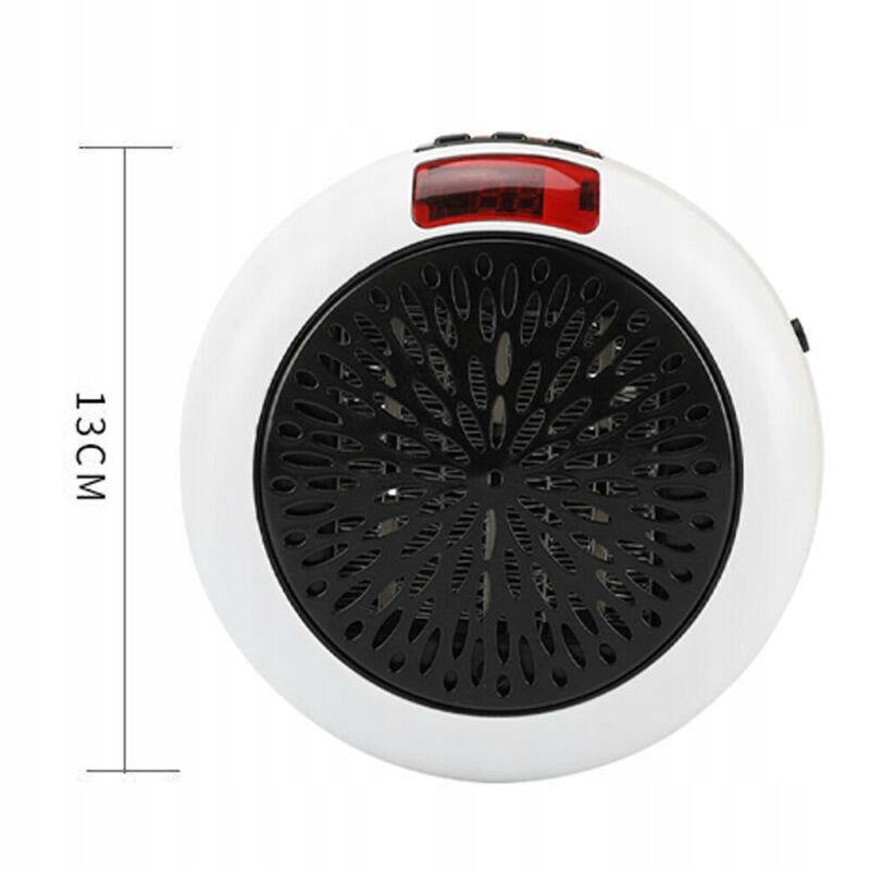 Mini Electric Heater For Socket 900W Farelka Remote Control Thermostat Timer Packaging status original