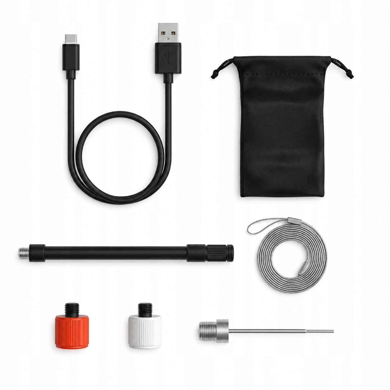 Mini Electric Pump Nano Pump for Bicycle Scooter Balls Color black
