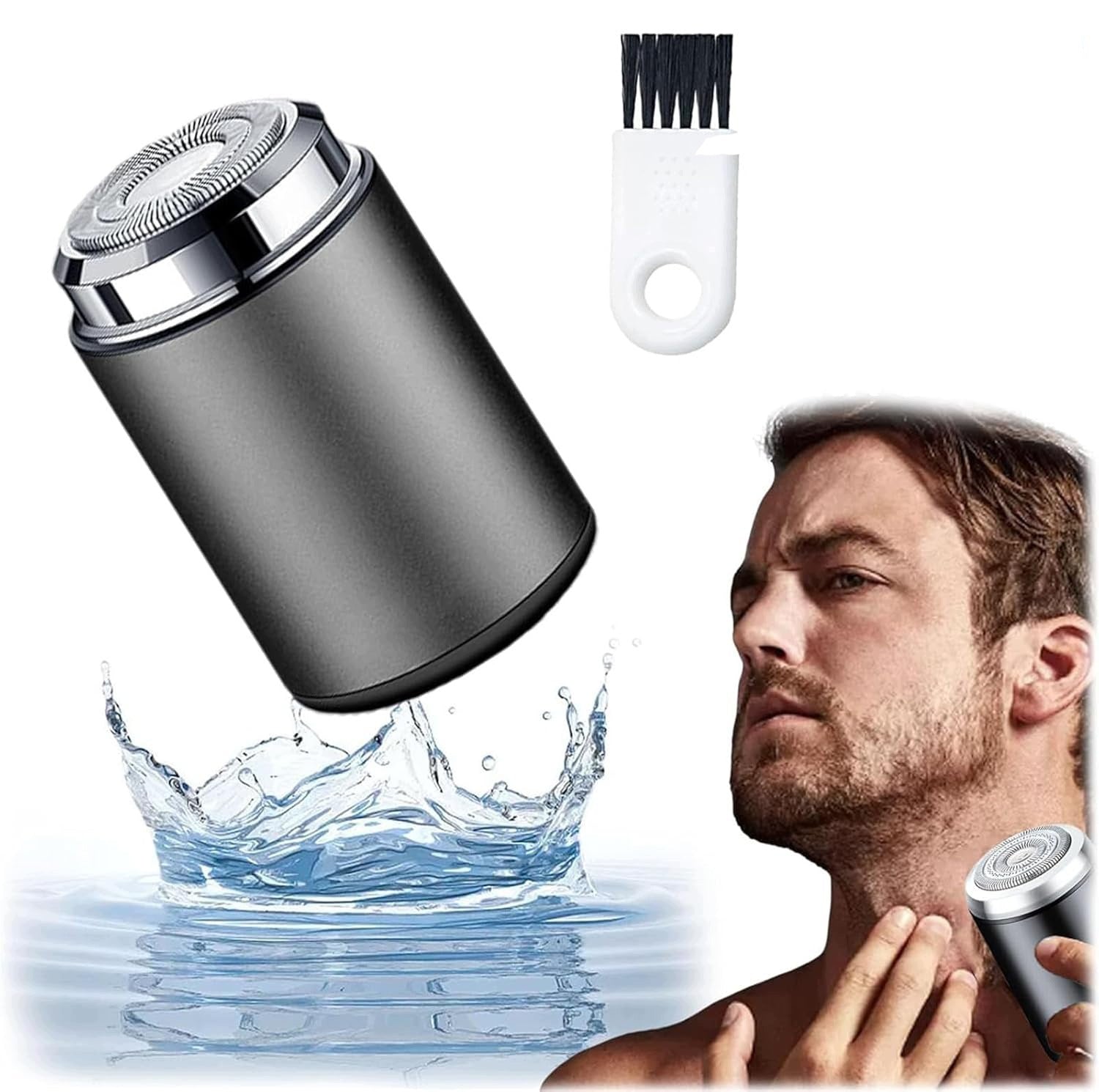 Mini Electric Shaver Men's Portable USB Waterproof IPX7 Pocket
