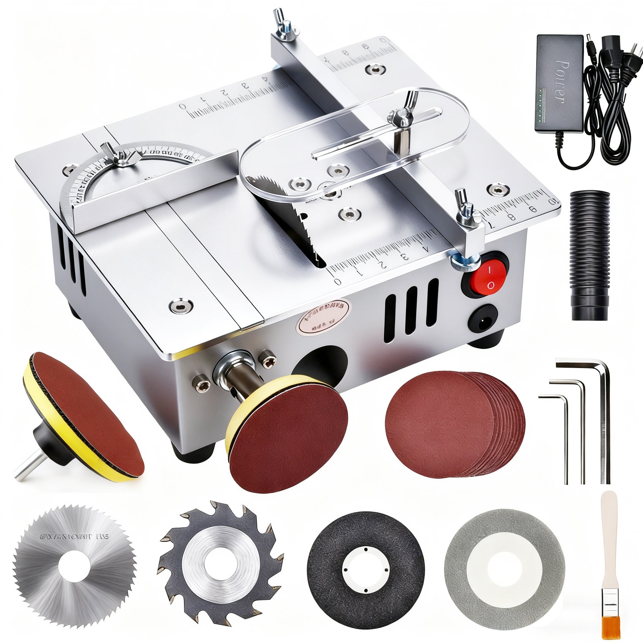 Mini Electric Woodworking Table Saw With Grinding Function