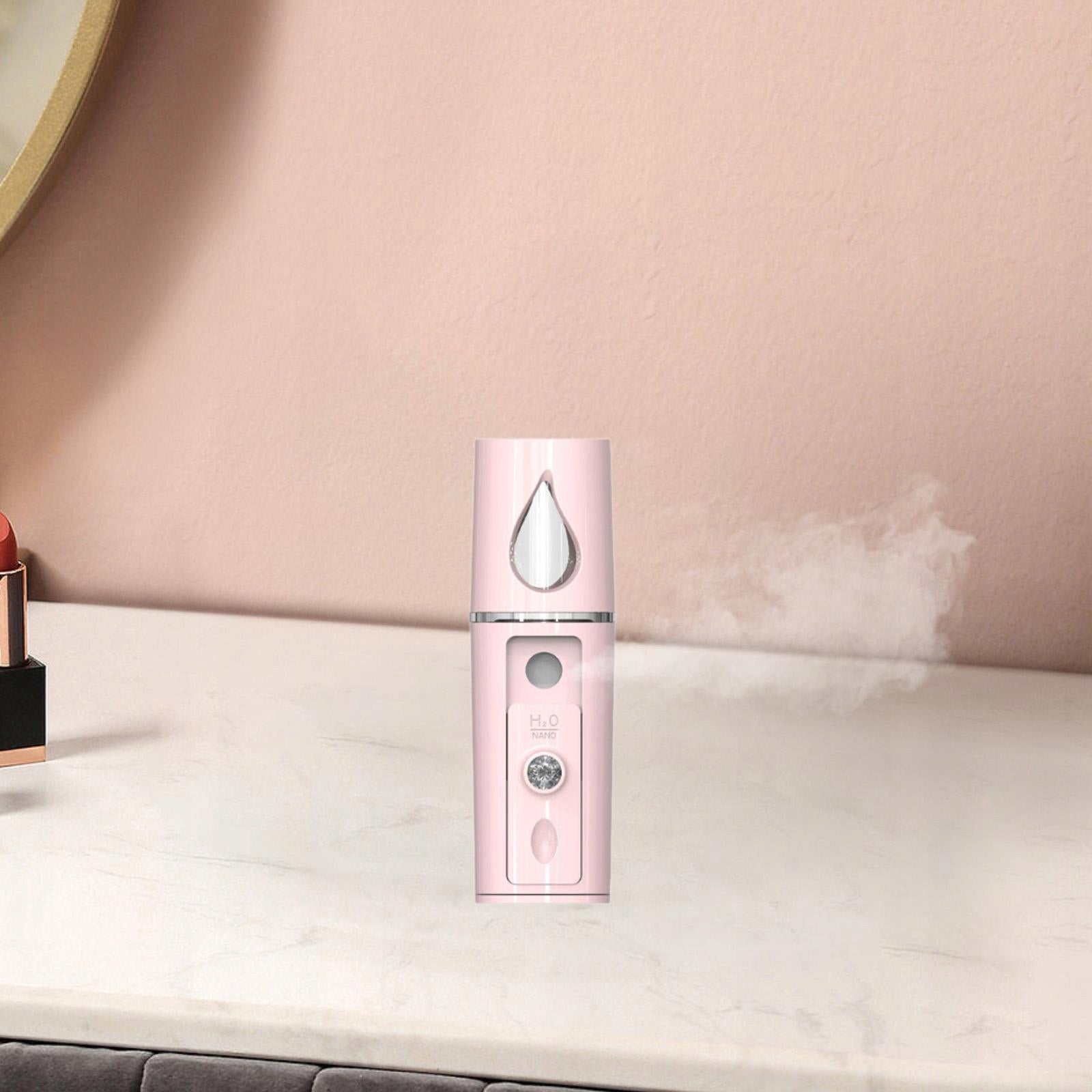 Mini Facial Steamer Mist Spray Hydrating Machine with ABS Material for Medical device no