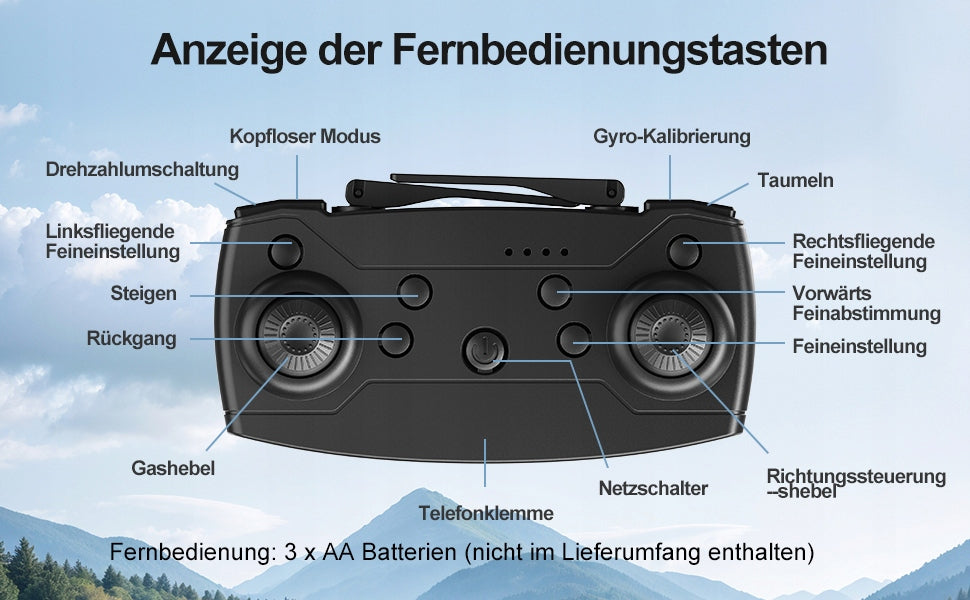 Mini Folding Drone Camera 1080p Optical Positioning Stable Lot 2 Brand no brand