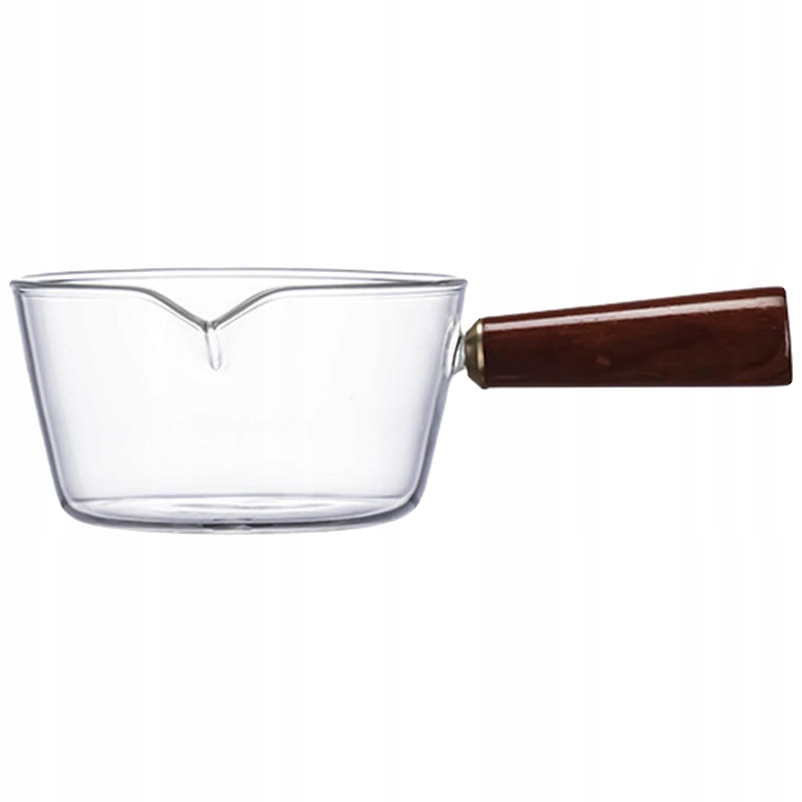 Mini Glass Cooking Pot Cool Resisting Coffee Milk Pitcher Heat 400ml Packaging status original