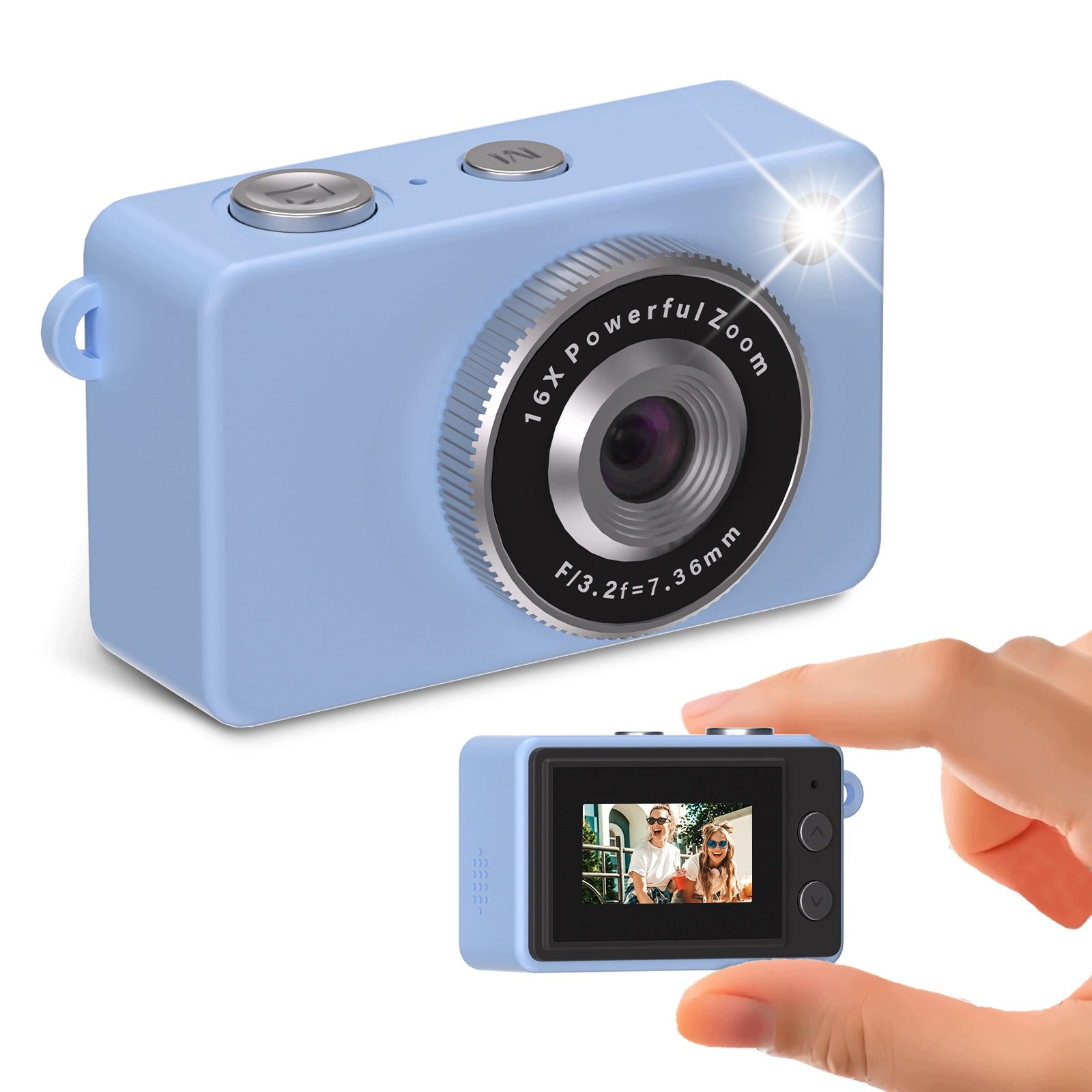 Mini HD Digital Camera Pocket Camera USB-C Filters Webcam Manufacturer code PDD