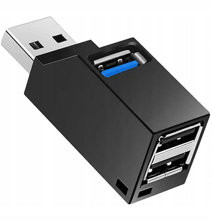 Mini HUB USB 3.0 FAST SPLITTER USB PORT ADAPTER 3 PORTS SERVER LAPTOP Manufacturer code APT_AK337