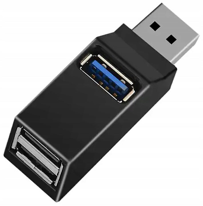 Mini HUB USB 3.0 FAST SPLITTER USB PORT ADAPTER 3 PORTS SERVER LAPTOP Packaging status original