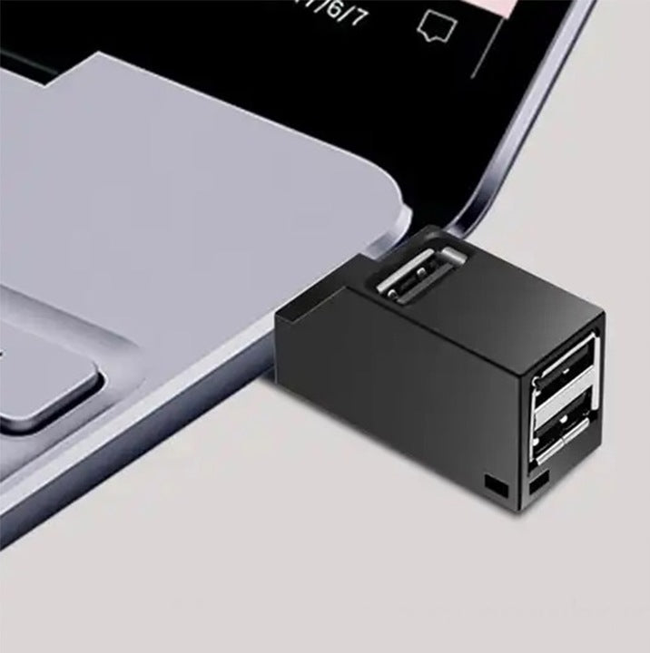 Mini HUB USB 3.0 FAST SPLITTER USB PORT ADAPTER 3 PORTS SERVER LAPTOP