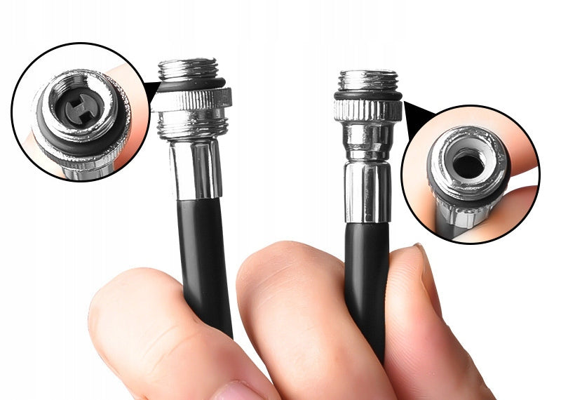 Mini Handheld Bicycle Pump with Handle - Portable, High Pressure Brand no brand