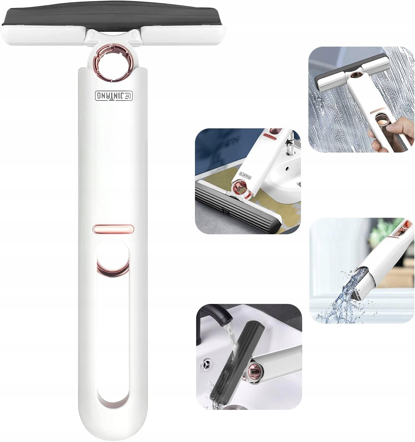 Mini Handheld Mop Portable with Countertop Window Squeezer Universal