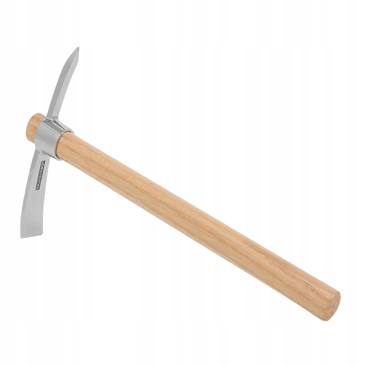 Mini Hoe Pick Mattock Ice Axe W/ Wooden Handle Garden Pickaxe Hoe Handheld Packaging status original